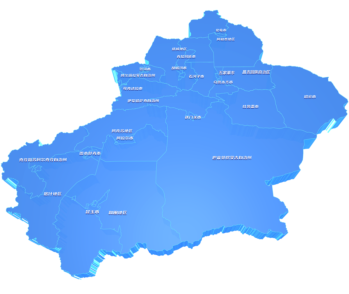 新疆地图